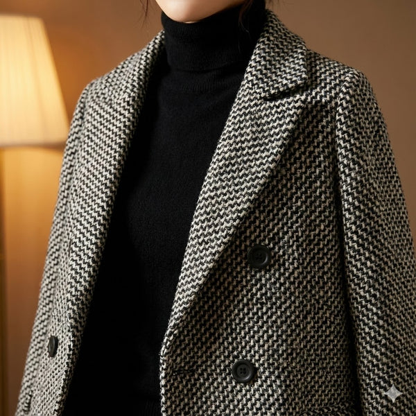 Claudia Chic Tweed Coat