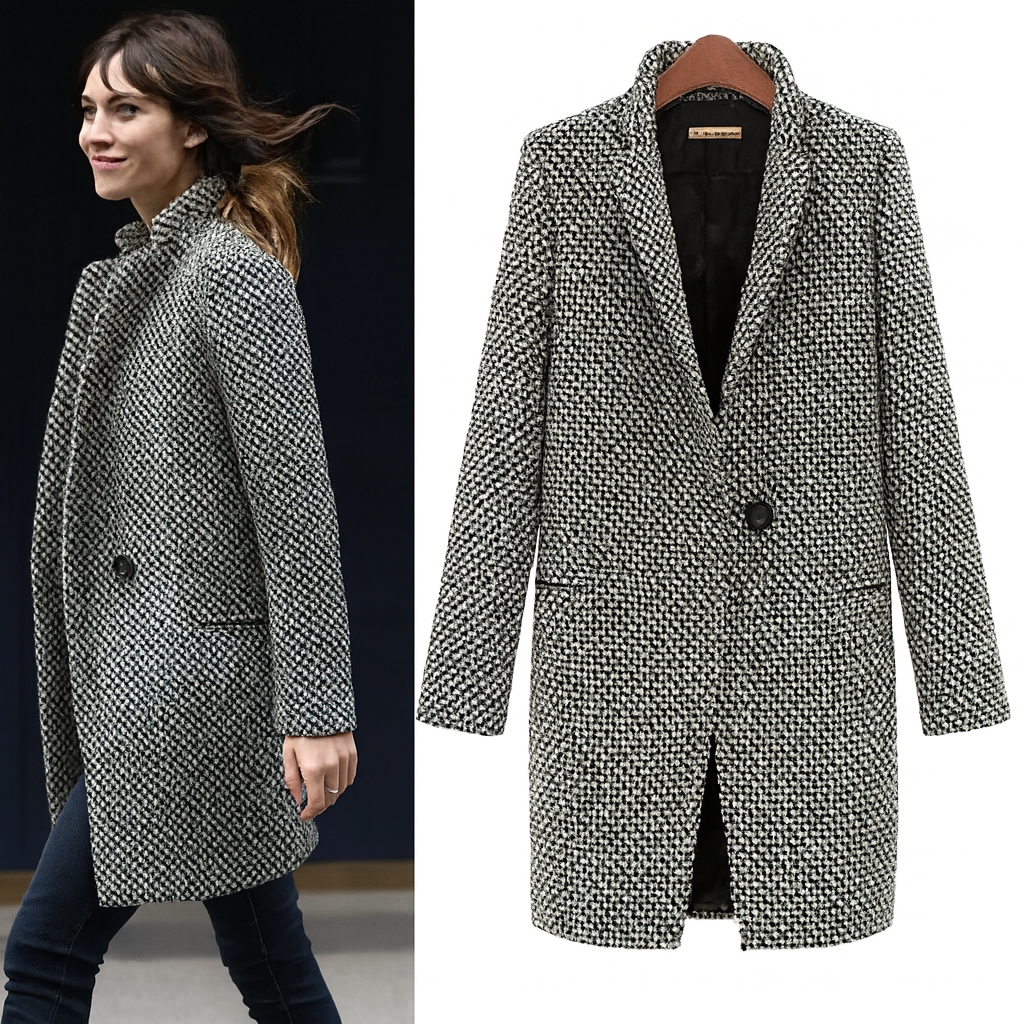 Claudia Chic Tweed Coat